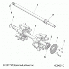 S19FJB8/FJE8/FJP8 800 TITAN SP/ADVENTURE/XC ALL OPTIONS Drive train, jackshaft and driveshaft - s19fjb8  /  fje8...