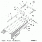 S19EER6PSL/PEL 600 SWITCHBACK SP 144 ES/INTL Body, bumper, rear, snowflap and taillight cover - s19ee...