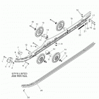 S19DDL8RS/REM 850 SWITCHBACK XCR/INTL SC SELECT ALL OPTIONS Suspension, rail asm. - s19ddl8rs  /  rem (600563)