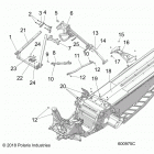 S19EEC8RS/REM 850 SWITCHBACK ASSAULT SC SELECT Chassis, chassis asm. and over structure - s19eec8rs  / ...