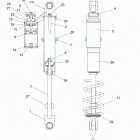 S19DCH8PS - 800 RUSH PRO S SC SELECT Suspension, shock, ifs (7045064) - s19dch8ps (600951)