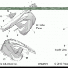 550 RMK EVO/ES/INTL ES Body, side panel, lh - s20ceu5bsa  /  bsl  /  bel (c6008...
