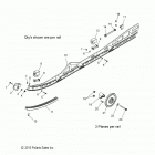 S19CEA5BSL 550 INDY 144 ES Suspension, rail, lh  /  rh - s19cea5bsl (49snowsusprail...