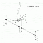 S19WAA1ASA/AEA 120 INDY/INTL Steering, lower - s19waa1asa  /  aea (49steeringlwr09120...