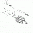 S19EFT8PS/PEB 800 RMK ASSAULT 155/INTL SC SELECT Drive train, jackshaft and driveshaft - s19eft8ps  /  pe...