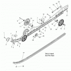 S19ELS8R 850 SKS 146 ALL OPTIONS Suspension, rail asm. - s19els8r all options (600721)