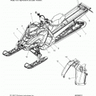 S19EFS8R 850 AXYS SKS 155 SC SELECT/INTL Body, decal, snow check, black w  /  ind sky blu accent ...