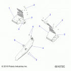 S19DCH8RS - 850 RUSH PRO S SC SELECT Chassis, clutch guard and footrests - s19dch8rs all opti...