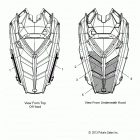 S19CEA5BSL 550 INDY 144 ES Body, hood foam  /  seal - s19cea5bsl (49snowhoodscfl145...