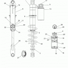 S19EFT8PS/PEB 800 RMK ASSAULT 155/INTL SC SELECT Suspension, shock, rear track, w  /  res. - s19eft8ps  /...