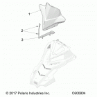 600 INDY SP 137 ES Body, windshield - s20edb6psl (c600804)