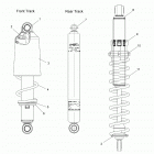 S19EEG6PSA/PSL 600 RMK 144/ES Suspension, shocks - s19eeg6psa  /  psl (600364)