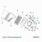 S19FJB8/FJE8/FJP8 800 TITAN SP/ADVENTURE/XC ALL OPTIONS Engine, cooling system, radiator  /  shroud - s19fjb8  /...