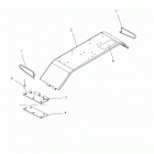 S19SJA5BSL/BEL 550 WIDETRAK LX ES/INTL Chassis, clutch guard - s19sja5bsl  /  bel (600137)