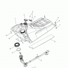 S19CBA6GSL 600 INDY 121 ES Fuel system, fuel tank asm. - s19cba6gsl (600634)