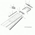 S19CED5B 550 INDY LXT ES ALL OPTIONS Body, bumper, rear, snowflap and taillight cover - s19ce...