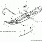 S19DDE8PSL 800 SWITCHBACK ADVENTURE ES Steering, ski asm. - s19dde8psl (49snowskiasm13600le)