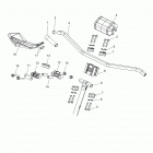 S19EEC8RS/REM 850 SWITCHBACK ASSAULT SC SELECT Steering, upper and handlebar asm. - s19eec8rs  /  rem a...