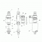 S19EKP6PS/PEM 600 INDY XC 129 SC SELECT ALL OPTIONS Suspension, shock, front track (7044878) - s19ekp6ps  / ...