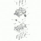 S19DDE6PSL 600 SWITCHBACK ADVENTURE ES Engine, crankcase - s19dde6psl (49snowcrankcase156le)