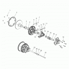 S19SJA5BSL/BEL 550 WIDETRAK LX ES/INTL Drive train, clutch, primary - s19sja5bsl  /  bel (60012...