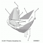S19CBU5BSA/BSL/BEL 550 INDY EVO/ES/ES INTL Body, nosepan asm. - s19cbu5bsa  /  bsl  /  bel (c600821...