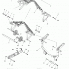 S19DCL8RS/8REM 850 RUSH XCR SC SELECT ALL OPTIONS Suspension, crank asm., rear - s19dcl8rs  /  8rem (60076...
