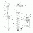 S19EFT8PS/PEB 800 RMK ASSAULT 155/INTL SC SELECT Suspension, shock, ifs w  /  reservoir - s19eft8ps  /  p...