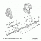 800 TITAN SP/ADVENTURE/XC/INTL ALL OPTIONS (S21FJB8/FJE8/FJP8) Drive train, gearcase asm 2 - s21fjb8  /  fje8  /  fjp8 ...