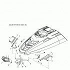 S19SJA5BSL/BEL 550 WIDETRAK LX ES/INTL Body, hood hinge and brace asm. - s19sja5bsl  /  bel (49...