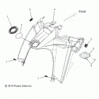 S19CEA5BSL 550 INDY 144 ES Body, console - s19cea5bsl (49snowconsole14550)