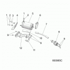 850 RUSH PRO-S SC SELECT (S20DCH8RS) Engine, starter motor - s20dch8rs elect. start opton (60...