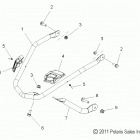 S19CBA6GSL 600 INDY 121 ES Body, bumper, front - s19cba6gsl (49snowbumper12800prmk)