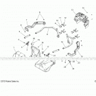 S19CEE5BSL 550 INDY ADVENTURE 144 ES Body, passenger seat and arm rest asm. - s19cee5bsl (49s...