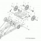 S19CFE5BSL/BEL 550 ADVENTURE 155 ES/INTL Suspension, rear, articulating - s19cfe5bsl  /  bel (49s...