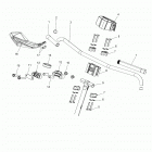 S19DCL8RS/8REM 850 RUSH XCR SC SELECT ALL OPTIONS Steering, upper and handlebar asm. - s19dcl8rs  /  rem (...