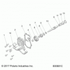 800 TITAN SP/ADVENTURE/XC/INTL ALL OPTIONS (S21FJB8/FJE8/FJP8) Engine, water pump - s21fjb8  /  fje8  /  fjp8 all optio...