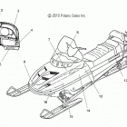 S19SJA5BSL/BEL 550 WIDETRAK LX ES/INTL Body, decals - s19sja5bsl  /  bel (600135)