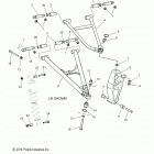 S19DDE8PSL 800 SWITCHBACK ADVENTURE ES Suspension, control arms and spindle - s19dde8psl (49sno...
