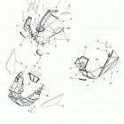 S19DCH8PS - 800 RUSH PRO S SC SELECT Body, fenders and nosepan asm. - s19dch8ps all options (...