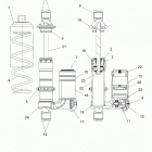 S19FJB8/FJE8/FJP8 800 TITAN SP/ADVENTURE/XC ALL OPTIONS Suspension, shock, front track (adventure, xc) - s19fje8...