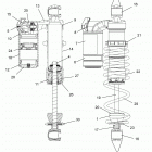 S19DDE8PSL 800 SWITCHBACK ADVENTURE ES Suspension, shock, front track (7044389) - s19dde8psl (6...