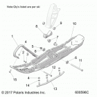 S19FJB8/FJE8/FJP8 800 TITAN SP/ADVENTURE/XC ALL OPTIONS Steering, ski asm., xc - s19fjb8p8 (600596c)