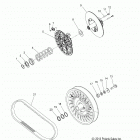 S19CEA5BSL 550 INDY 144 ES Drive train, clutch, secondary - s19cea5bsl (49snowdrive...