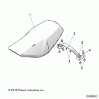 550 RMK EVO/ES/INTL ES Body, seat asm. - s20ceu5bsa  /  bsl (600895c)
