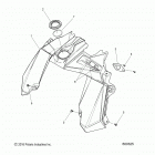 S19DDE8PSL 800 SWITCHBACK ADVENTURE ES Body, console - s19dde8psl (600325)