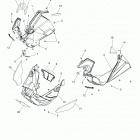 S19DCL6PS/6PEM 600 RUSH XCR SC SELECT ALL OPTIONS Body, fenders and nosepan asm. - s19dcl6ps  /  pem (6000...