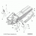 600 INDY 129 XCR SC SELECT Chassis, clutch guard  /  footrests  /  running boards -...