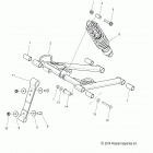 S19DDE8PSL 800 SWITCHBACK ADVENTURE ES Suspension, torque arm, front - s19dde8psl (49snowfta15p...