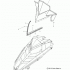 S19CEF5BSL 550 VOYAGEUR 144 ES Body, windshield - s19cef5bsl (49snowwindshld12tall)
